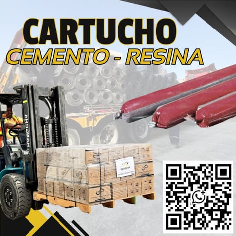 Cartucho Resina / Cemento - Anclaje de Pernos en Echarate (Distrito)