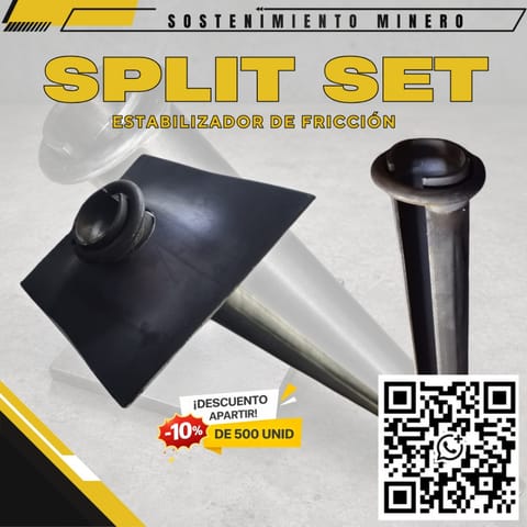 Anclaje Mecánico Split Set para Obras Mineras en La Joya (Distrito)