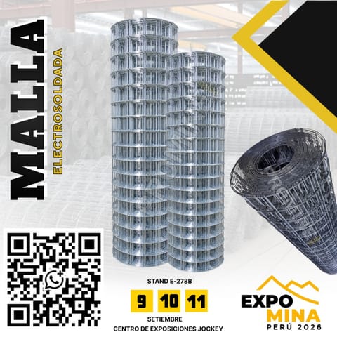 Malla Electrosoldada de Acero para Sostenimiento en San José del Alto (Distrito)