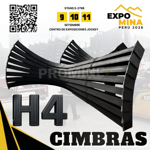 Cimbra H4 para Sostenimiento de Galerías y Excavaciones
