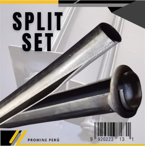 SPLIT SET 4 PIES - ANCLAJE DE FRICCIÓN MINERA