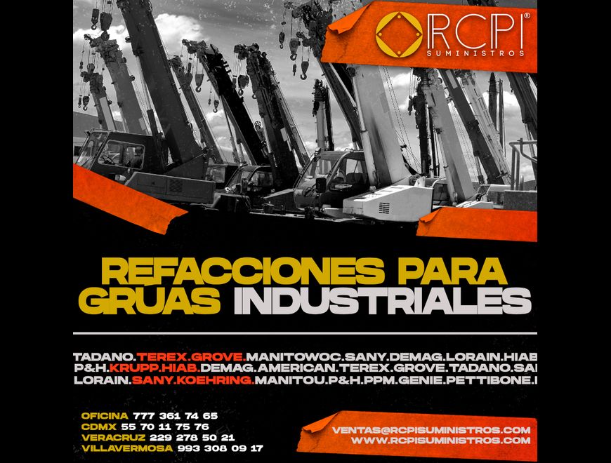 REFACCIONES PARA GRUAS INDUSTRIALES