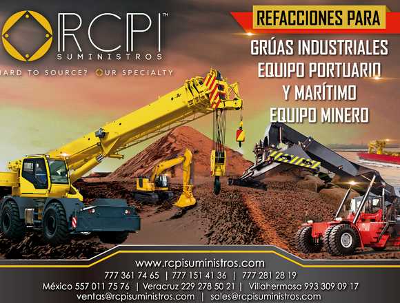 REFACCIONES PARA EQUIPO INDUSTRIAL Y MINERO en Cuauhtémoc (Municipio)