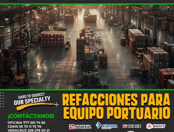 REFACCIONES PARA EQUIPO PORTUARIO en Manzanillo (Municipio)