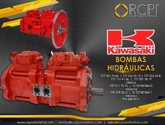 Refacciones y bombas Kawasaki para grúas en Tuxtla Gutiérrez (Municipio)