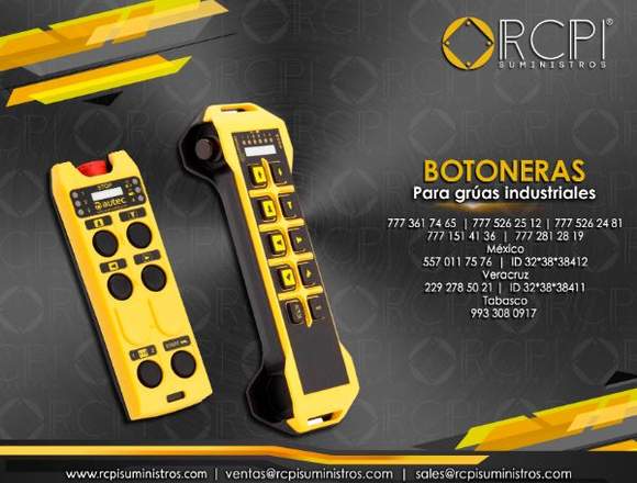 Botoneras para grúas industriales