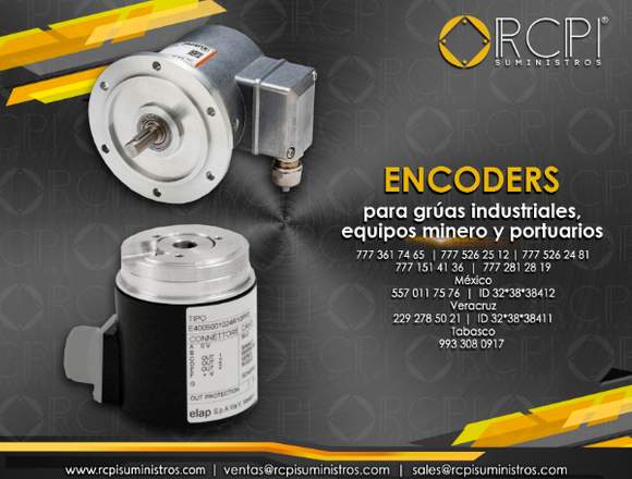 Encoders para grúas industriales