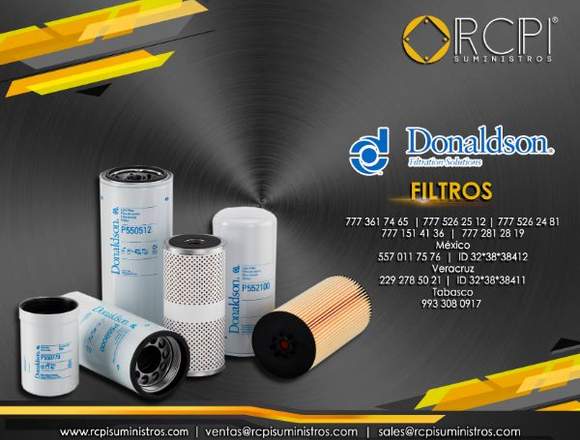 Filtros Donaldson para grúas industriales en Gustavo A. Madero (Municipio)