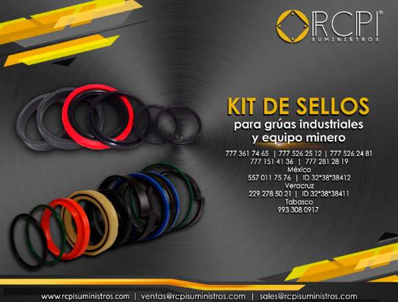 Kit de sellos para maquinaria pesada en Mexicali (Municipio)