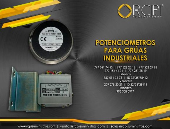 Potenciometros para grúas industriales en San Luis Potosí (Municipio)