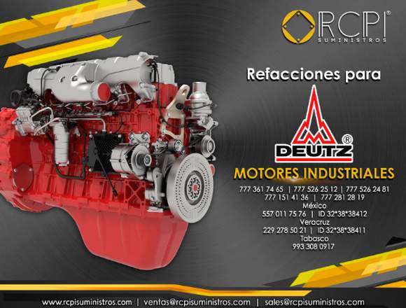 Repuestos para motores industrialesDeutz en Gustavo A. Madero (Municipio)
