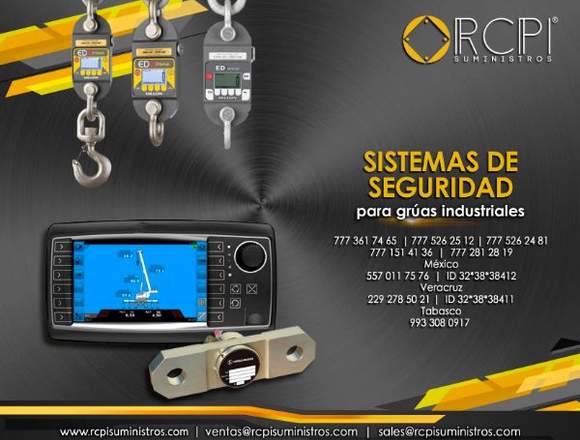 Displays para grúas industriales
