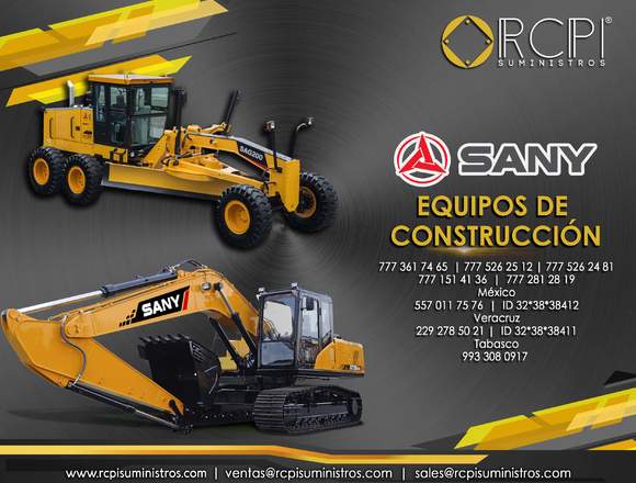 Refacciones para equipo de construcción Sany en Acapulco de Juárez (Municipio)