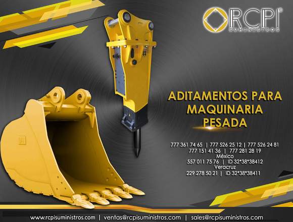 Accesorios para maquinaria pesada