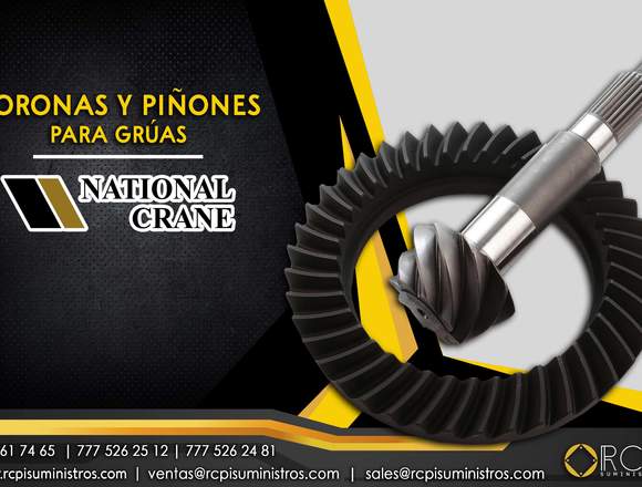 Coronas y Piñones para grúas National Cran en Guanajuato (Municipio)