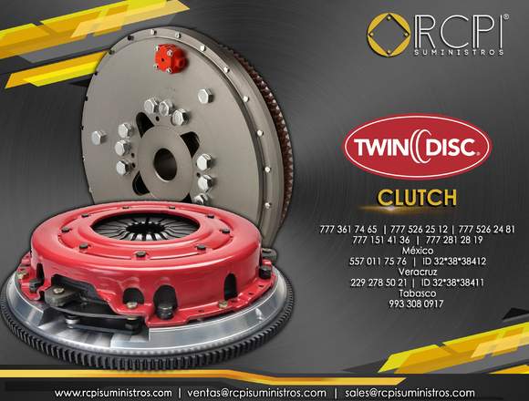 Clutch Twin Disc para grúas industriales en Azcapotzalco (Municipio)