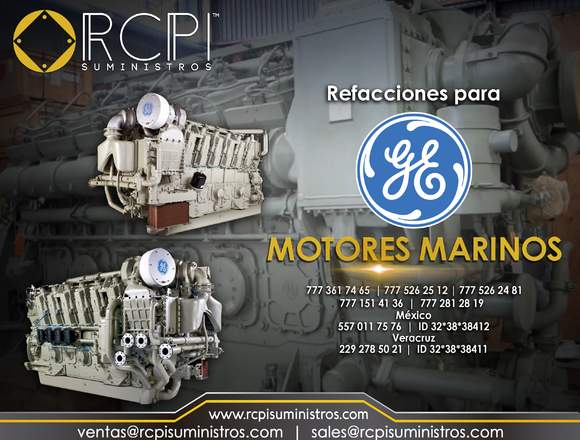 Refacciones para motor marinos General electric en Pachuca de Soto (Municipio)