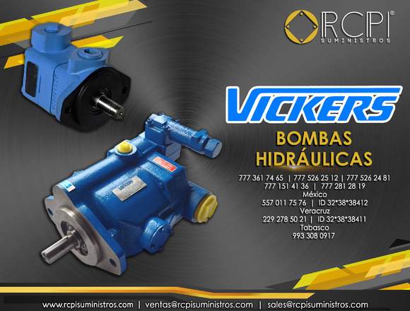 Bombas hidráulicas Vickers para grúas industriales