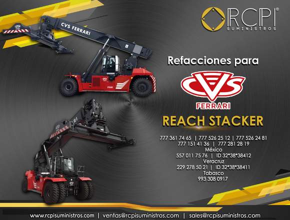 Partes para reach stackers Ferrari en Quintana Roo (Municipio)