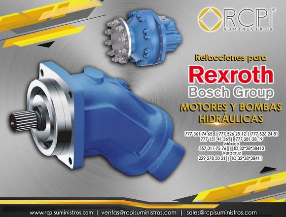 Motores hidráulicos Rexroth para grúas