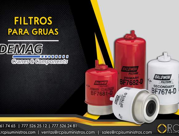 Filtros y refacciones para grúas Demag en Arteaga (Municipio)
