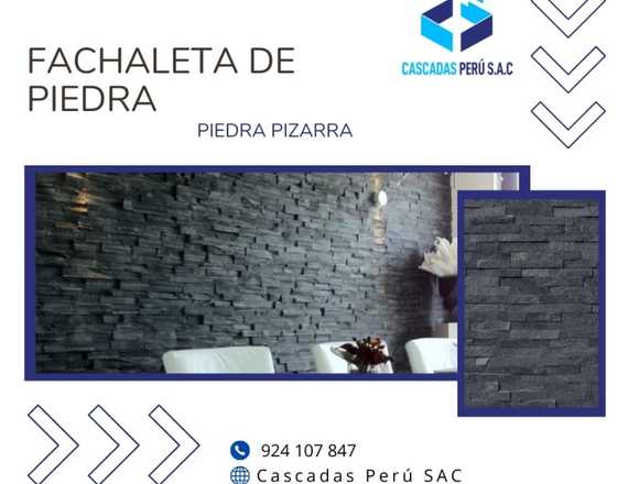 FACHALETA DE PIEDRA. en La Molina (Lima 12) (Distrito)