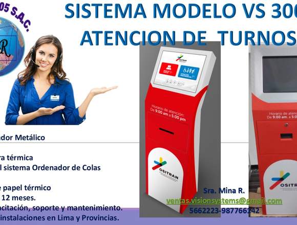 KIT ORDENADORES DE COLAS O TURNOS en Lima (Lima 1) (Distrito)