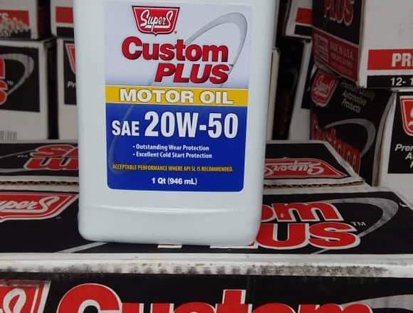 aceite de motor custom plus