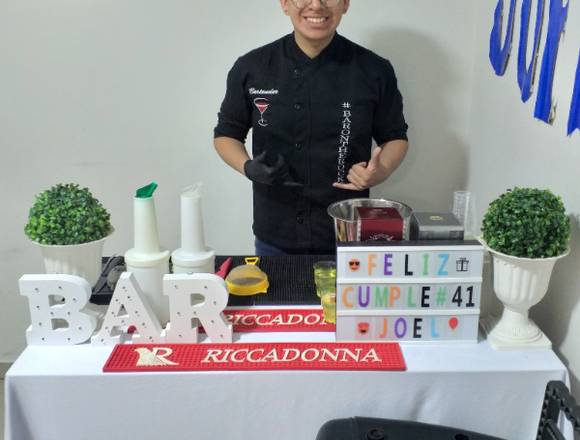 Barman, Bartender a Domicilio y alquiler de Barra