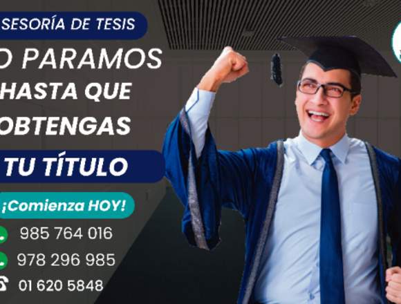 ESPECIALISTAS EN TESIS en Lima (Lima 1) (Distrito)