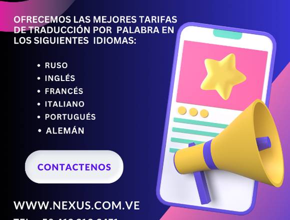 TRADUCCIONES DE DOCUMENTOS en Libertador (Municipio)