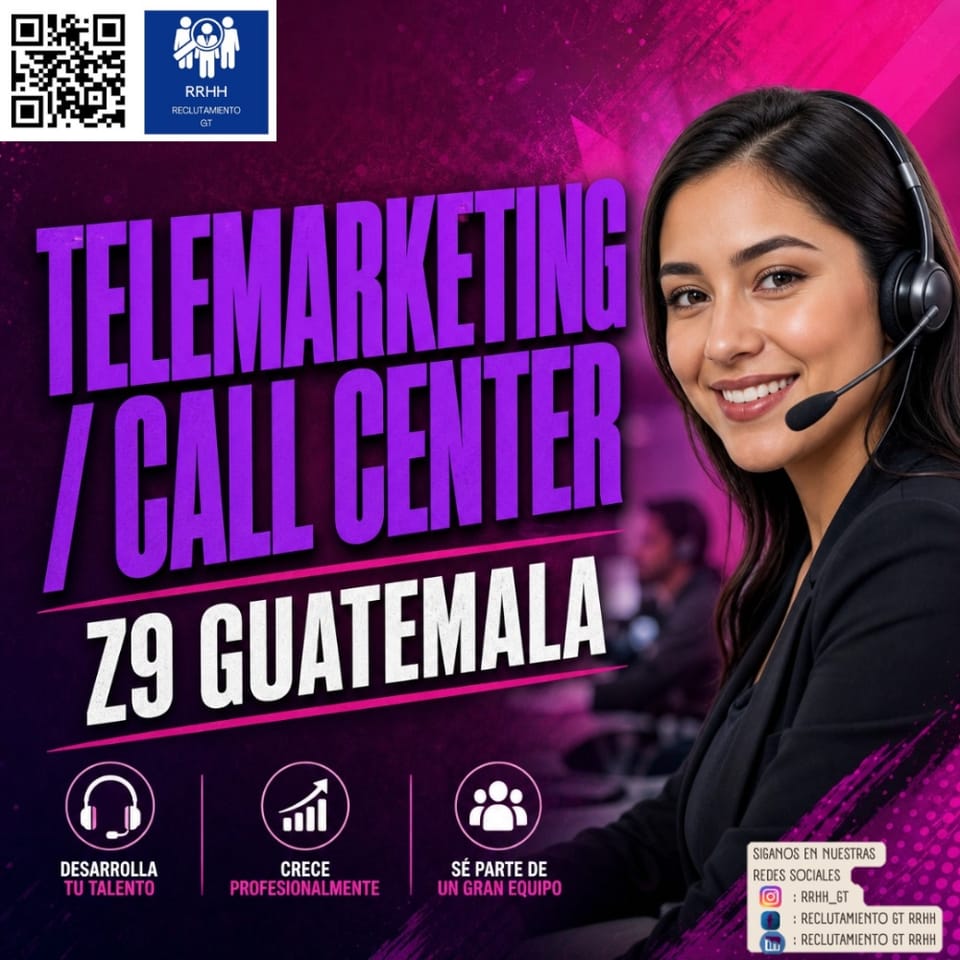 TELEMERCADEO CALL CENTER ZONA9GUATE en Palencia (Municipio)