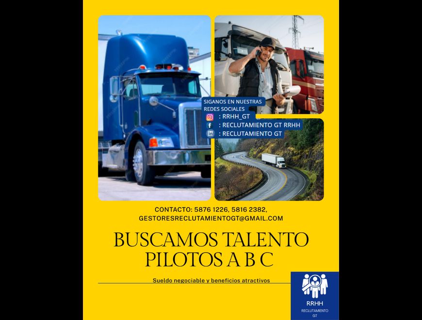 Piloto Repartidor Mixco Sacatepéquez Chimaltenango en Palencia (Municipio)