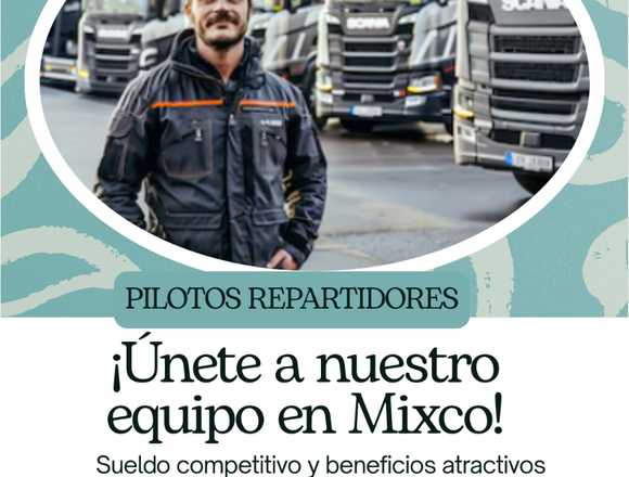 piloto de reparto Operario de limpieza o conserje en Palencia (Municipio)