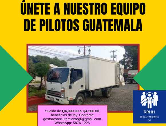 Piloto de Camión Licencia A B C MIXCO CAPITAL en Palencia (Municipio)