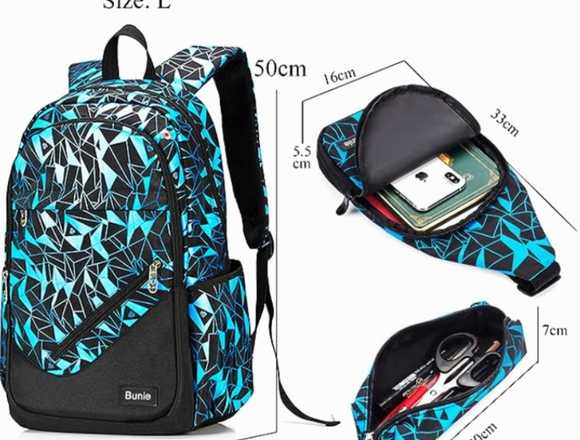Bolso y Mochilas Escolares para Adolescentes