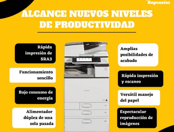 AUMENTA TU PRODUCTIVIDAD CON COPIADORAS RICOH en Guayaquil (Cantón)
