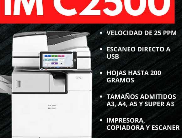 COPIADORA RICOH IM C2500 en Guayaquil (Cantón)
