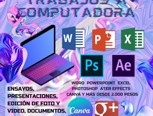TRABAJOS POR INTERNET en Santiago (Comuna)