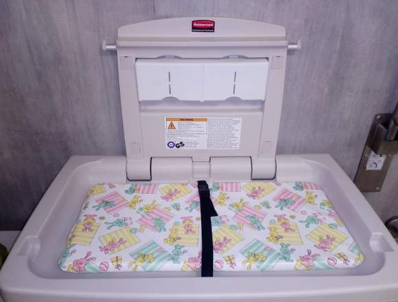 CAMBIADOR DE BEBE PLEGABLE HORIZONTAL PLATINO en Santa Anita (Lima 43) (Distrito)