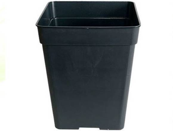 Maceta Plastica Negra (4,5 L - 13 X 13 X 22,5 CM)