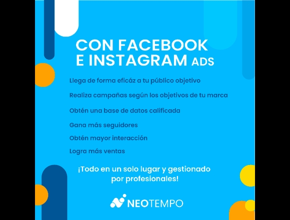 Campañas publicitarias Facebook e Instagram en Montevideo (Localidad)