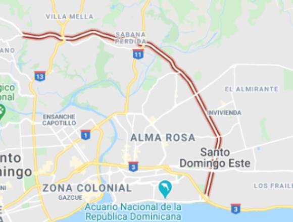 Venta 1,000 m2 Charles de Gaulle Sto Dgo Este en Santo Domingo Norte (Municipio)