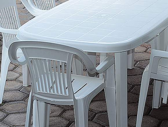 Mesa Rectangular de Plastico con patas desmontable en Mexicali (Municipio)