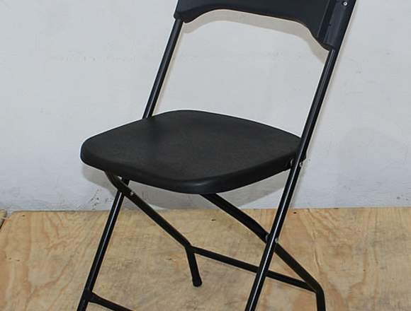 Sillas de Plastico color Negro Reforzadas en Venta en San Luis Potosí (Municipio)
