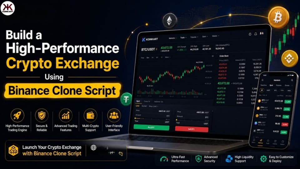 Build a High-Performance Crypto Exchange Using Binance Clone Script in United States Coast Guard (Locality)
