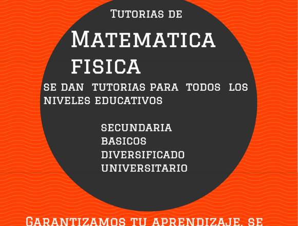 Tutorias de fisica, matematica y electronica. en Ciudad de Guatemala (Municipio)