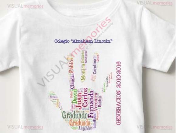 PLAYERAS DE GRADUACION