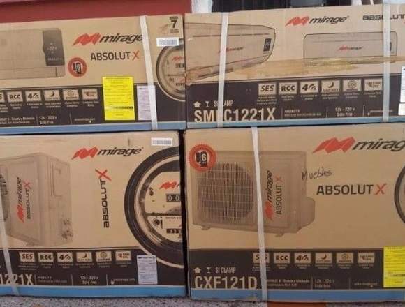 Minisplits Mirage abtx de 1-ton frio/calor en Mexicali (Municipio)