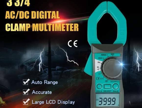 PINZA AMPERIMETRICA AC-DC PROSKIT